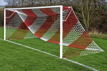 Red Striped Goal Nets